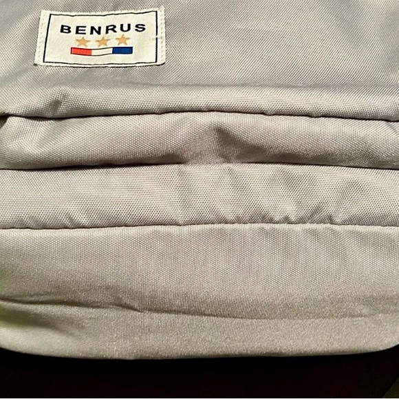 BENRUS 17” Padded Laptop Backpack with Leather Accents - Picture 13 of 13